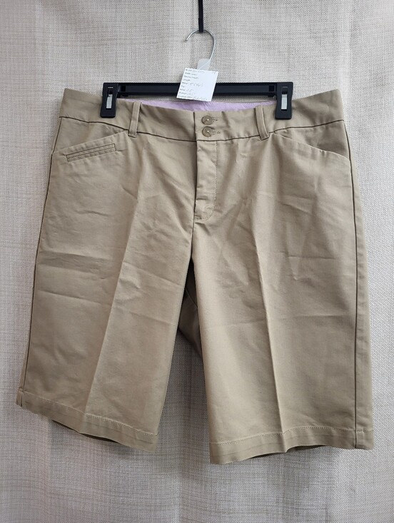 Dockers Pants - Dockers Chino Shorts Women's Khaki Bermuda Business Casual Teacher Size 14